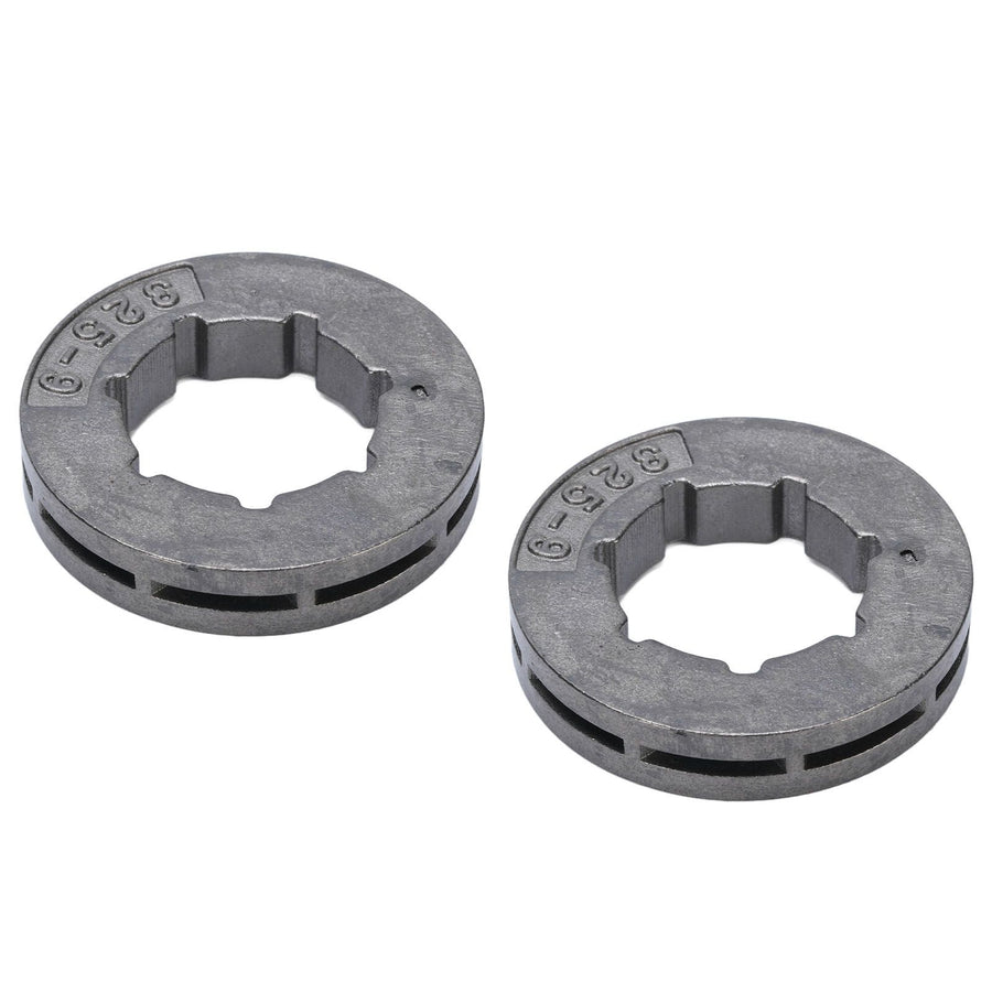 2PCS Rim Sprocket 325 9 Iron 9 Tooth Lawnmower Sprocket Drive Rim Replacement for Jonsered