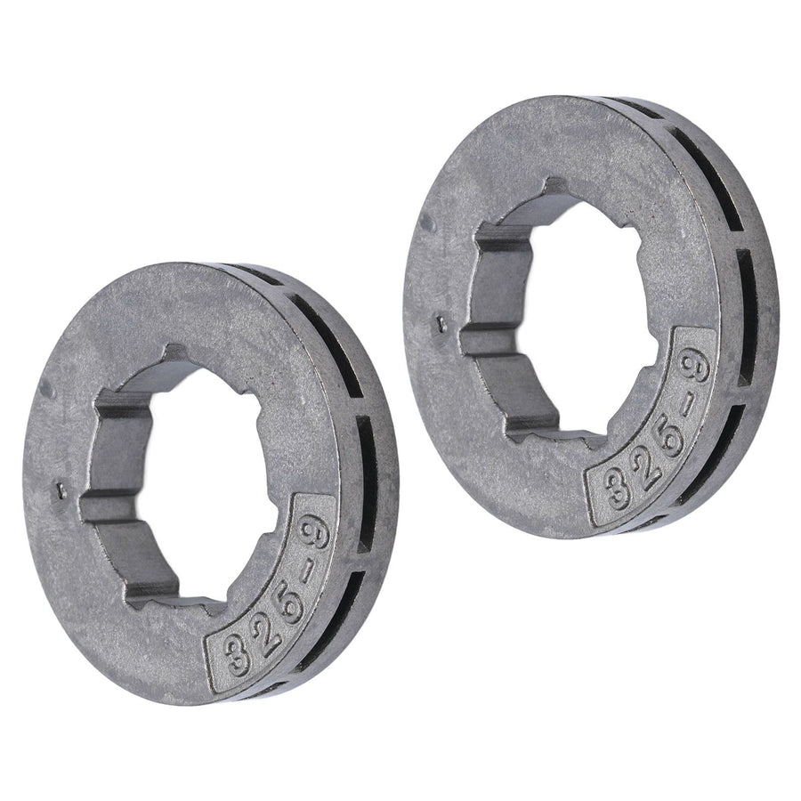 2PCS Rim Sprocket 325 9 Iron 9 Tooth Lawnmower Sprocket Drive Rim Replacement for Jonsered