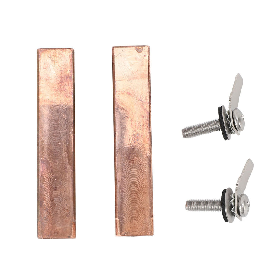 2 Sets Swimming Pool Copper Electrodes Effective Ionization Low Power Consumption for Power Ionizer Chamber
