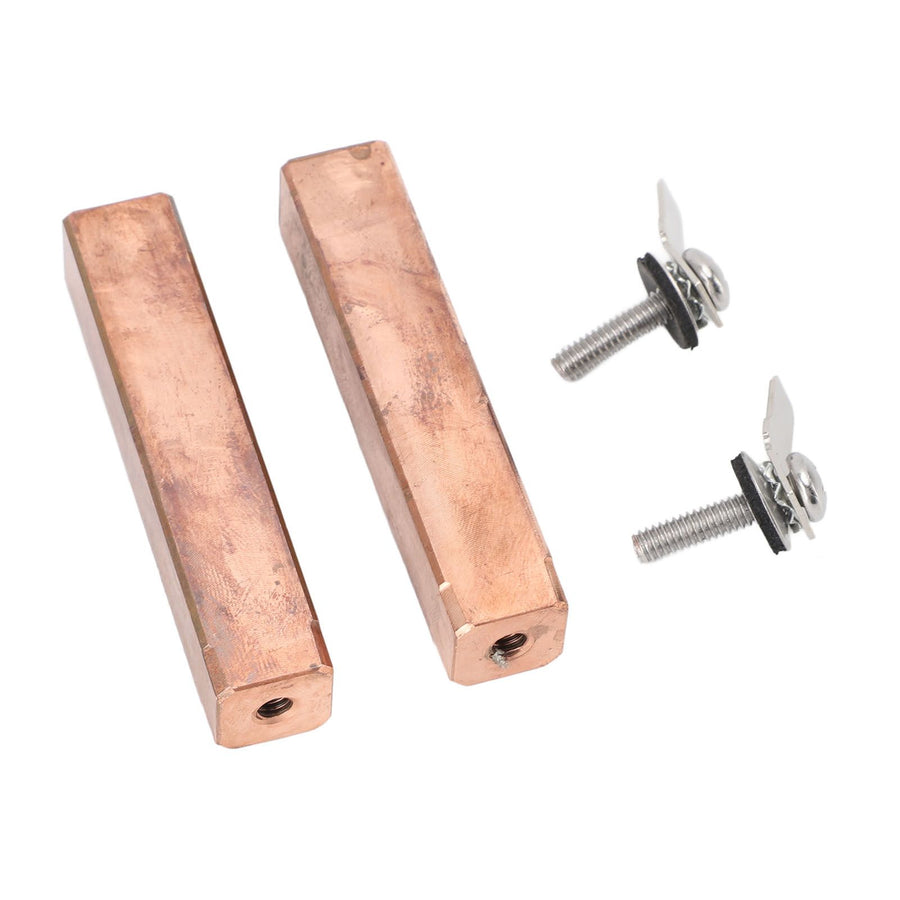 2 Sets Swimming Pool Copper Electrodes Effective Ionization Low Power Consumption for Power Ionizer Chamber