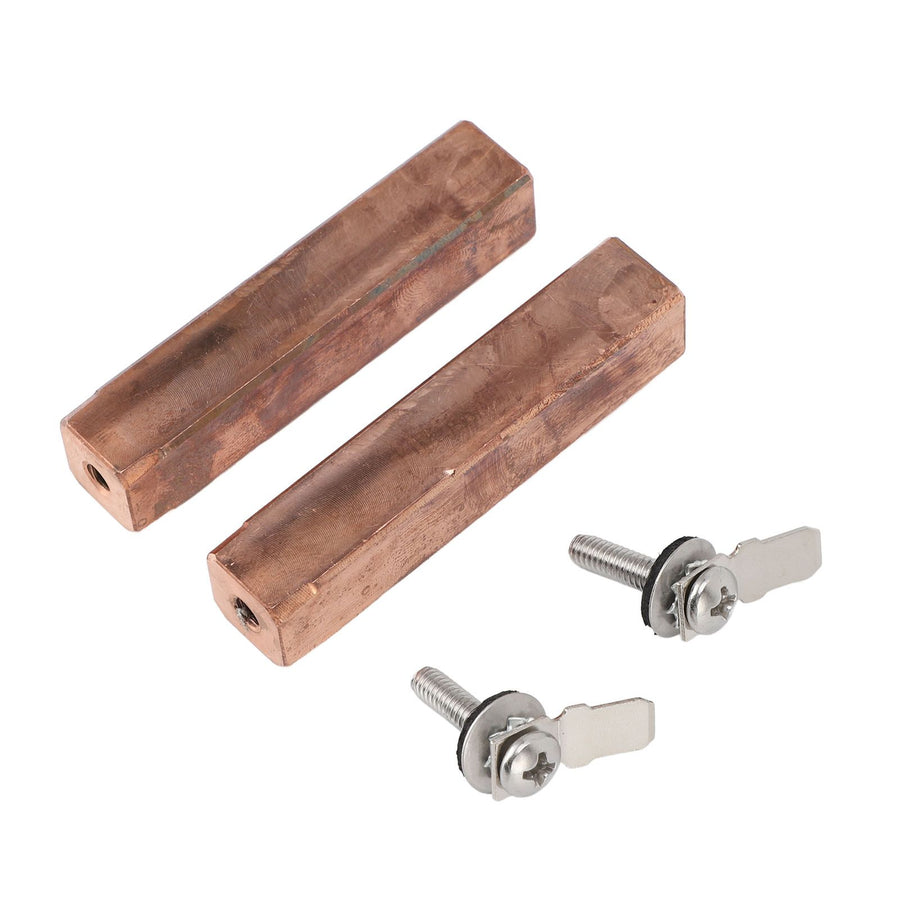 2 Sets Swimming Pool Copper Electrodes Effective Ionization Low Power Consumption for Power Ionizer Chamber