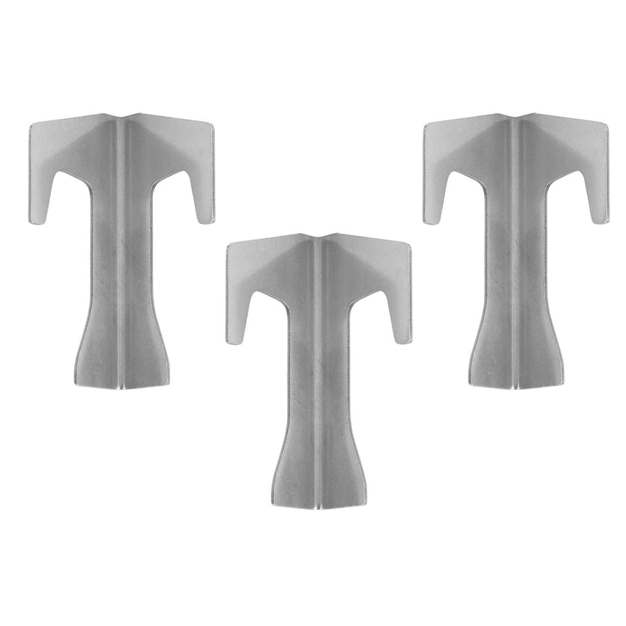 3 Pcs Barbecue Fire Plate Spacer Stainless Steel BBQ Pan Gasket Holder Grill Mat Support Stand