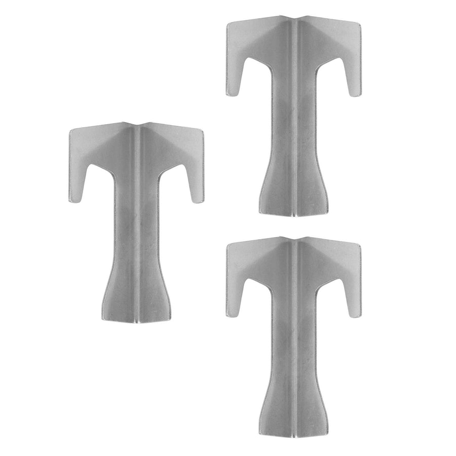 3 Pcs Barbecue Fire Plate Spacer Stainless Steel BBQ Pan Gasket Holder Grill Mat Support Stand