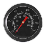 Oven Thermometer 52mm Large Dial M8 Thread Stainless Steel BBQ Grill Temperature Gauge for Cooking