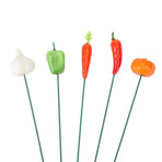 5Pcs Garden Stake Decoration Weather Proof Multifunctional Stable Support Lawn Stake Ornament for Yard Flower Pot Outdoor A Style