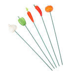 5Pcs Garden Stake Decoration Weather Proof Multifunctional Stable Support Lawn Stake Ornament for Yard Flower Pot Outdoor A Style