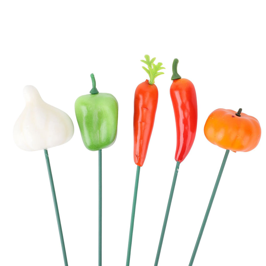 5Pcs Garden Stake Decoration Weather Proof Multifunctional Stable Support Lawn Stake Ornament for Yard Flower Pot Outdoor A Style