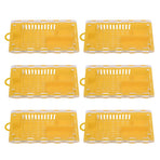 10pcs Queen Bee Cage Plastic Queen Bee Transporting Catcher Beekeeping Supplies Beekeeper Equipment Yellow