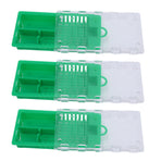 10pcs Queen Bee Cage Plastic Queen Bee Transporting Catcher Beekeeping Supplies Beekeeper Equipment Green