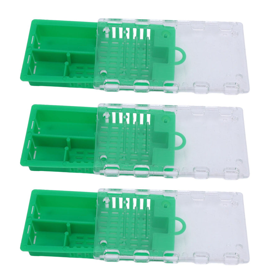 10pcs Queen Bee Cage Plastic Queen Bee Transporting Catcher Beekeeping Supplies Beekeeper Equipment Green