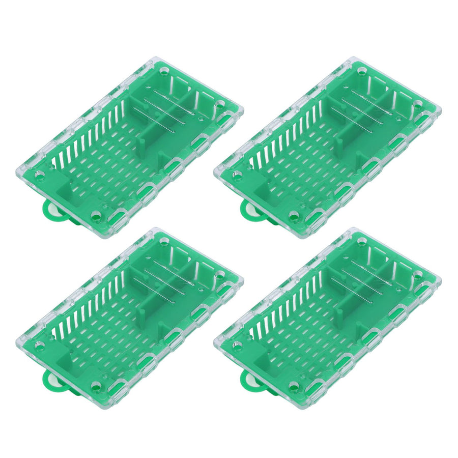 10pcs Queen Bee Cage Plastic Queen Bee Transporting Catcher Beekeeping Supplies Beekeeper Equipment Green