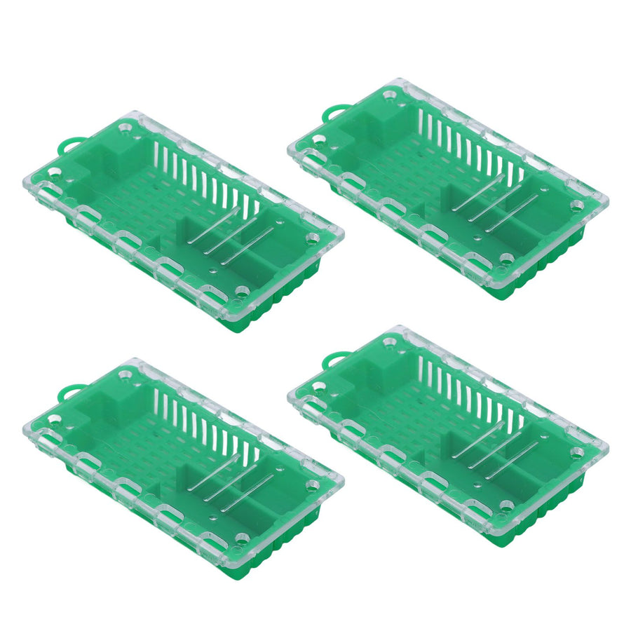 10pcs Queen Bee Cage Plastic Queen Bee Transporting Catcher Beekeeping Supplies Beekeeper Equipment Green
