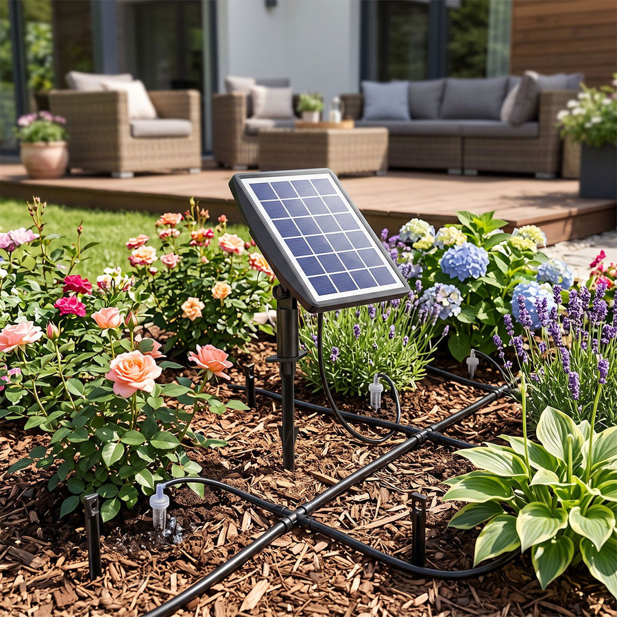 Solar Automatic Watering System Outdoor 3W Smart Irrigation Machine for Indoor and Outdoor Plants