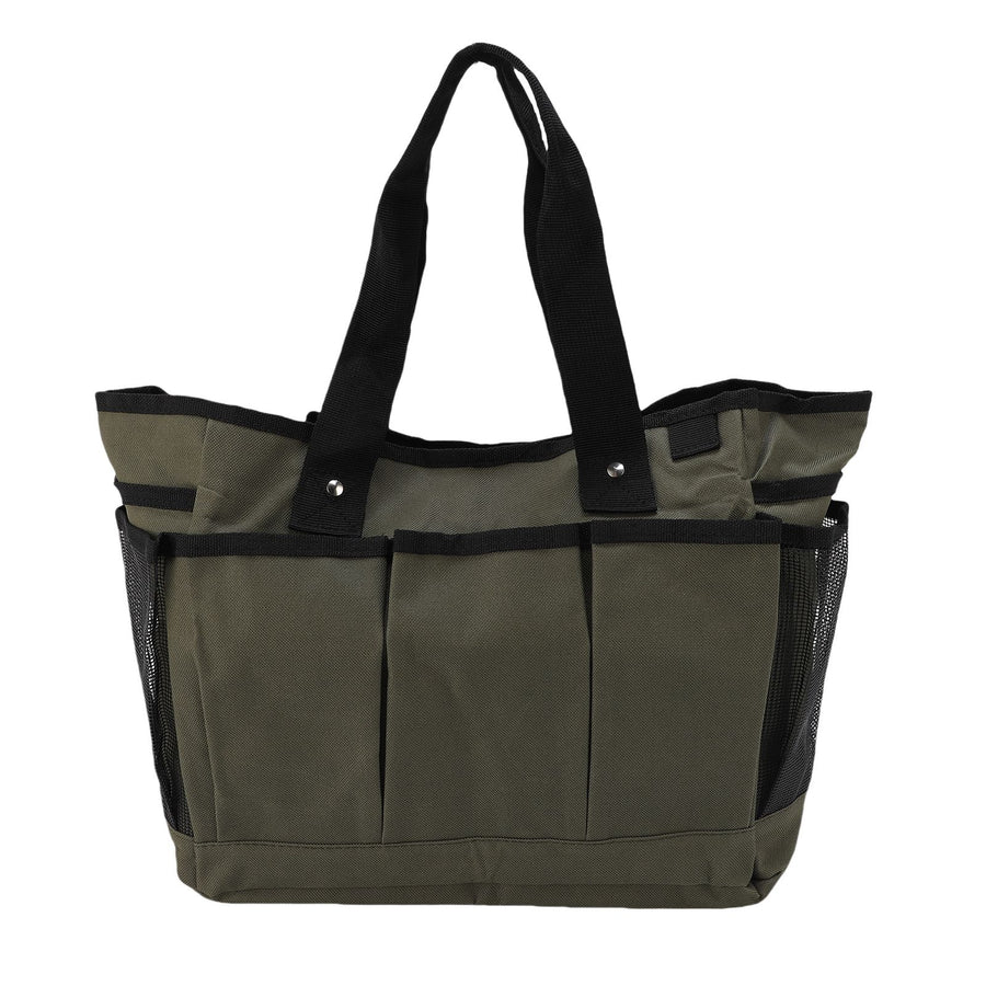 Garden Tool Bag Multi Purpose Double Layer 600D Oxford Gardening Bag for Planting Transplanting Pruning Tools