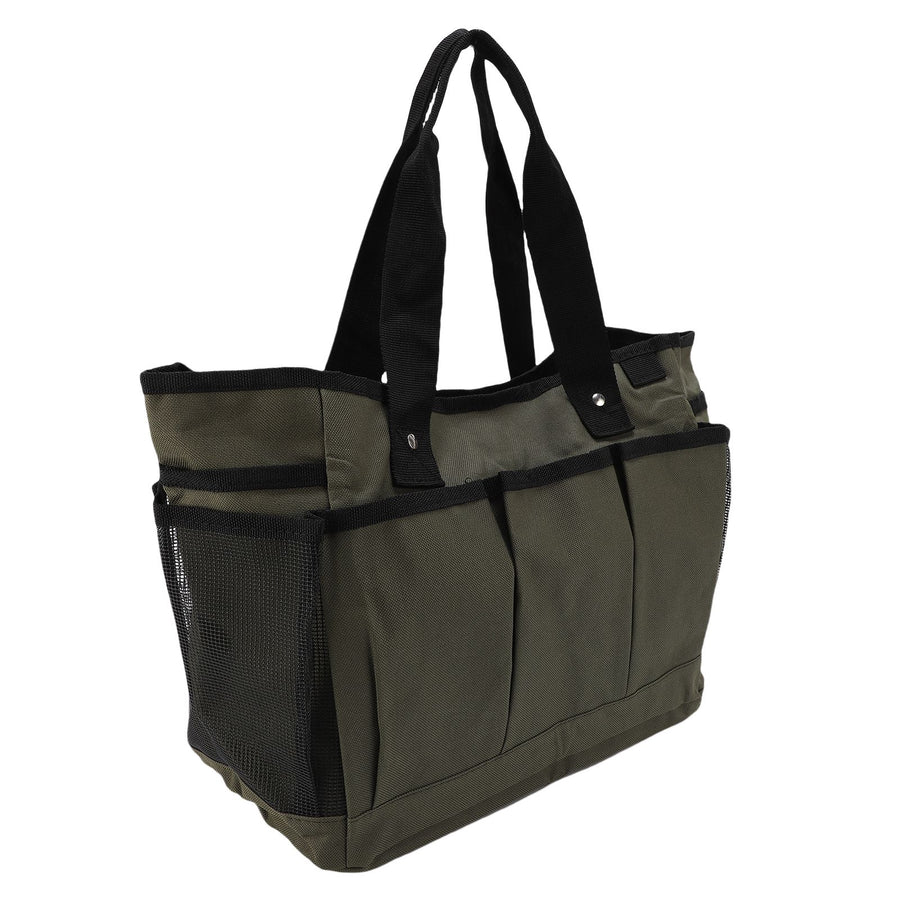 Garden Tool Bag Multi Purpose Double Layer 600D Oxford Gardening Bag for Planting Transplanting Pruning Tools