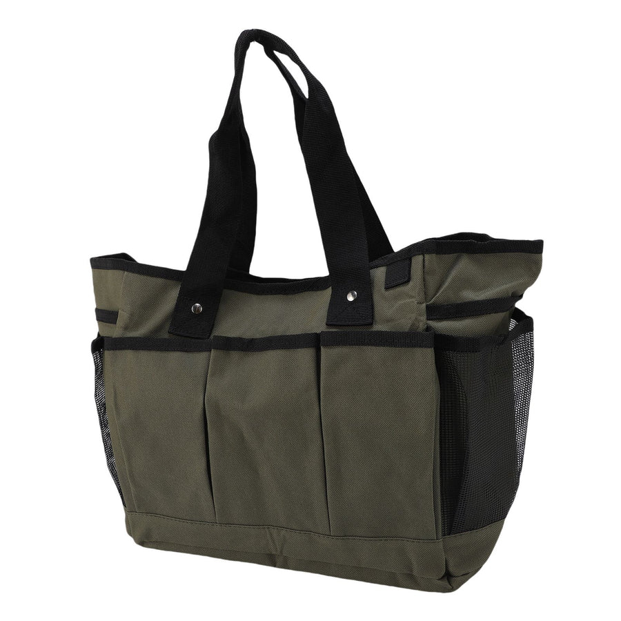 Garden Tool Bag Multi Purpose Double Layer 600D Oxford Gardening Bag for Planting Transplanting Pruning Tools