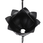 Rain Chain 3.3ft Decorative Rain Catcher Chain for Gutters Outside Rain Gutter Downspout Aluminum Alloy Black A