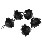 Rain Chain 3.3ft Decorative Rain Catcher Chain for Gutters Outside Rain Gutter Downspout Aluminum Alloy Black A