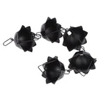 Rain Chain 3.3ft Decorative Rain Catcher Chain for Gutters Outside Rain Gutter Downspout Aluminum Alloy Black A