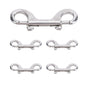Stainless Steel Double Hook Snap Heavy Duty Clasp Snap for Ropes Chains Leashes Pets Leads Farm Gate Latches 5Pcs 90mm
