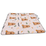 Picnic Blanket Water Proof Damp Proof Thickened Portable Foldable Picnic Mat for Outdoor Activities 200x200cm/78.74x78.74in