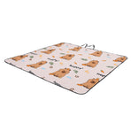 Picnic Blanket Water Proof Damp Proof Thickened Portable Foldable Picnic Mat for Outdoor Activities 200x200cm/78.74x78.74in