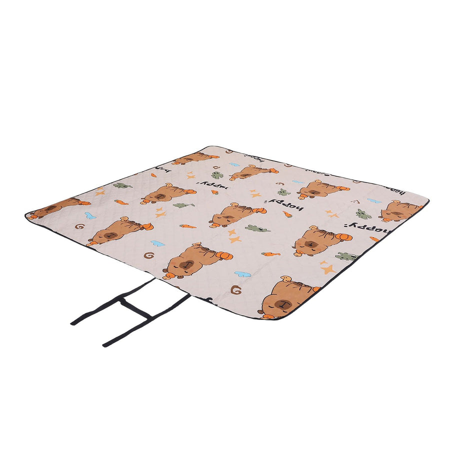 Picnic Blanket Water Proof Damp Proof Thickened Portable Foldable Picnic Mat for Outdoor Activities 200x200cm/78.74x78.74in