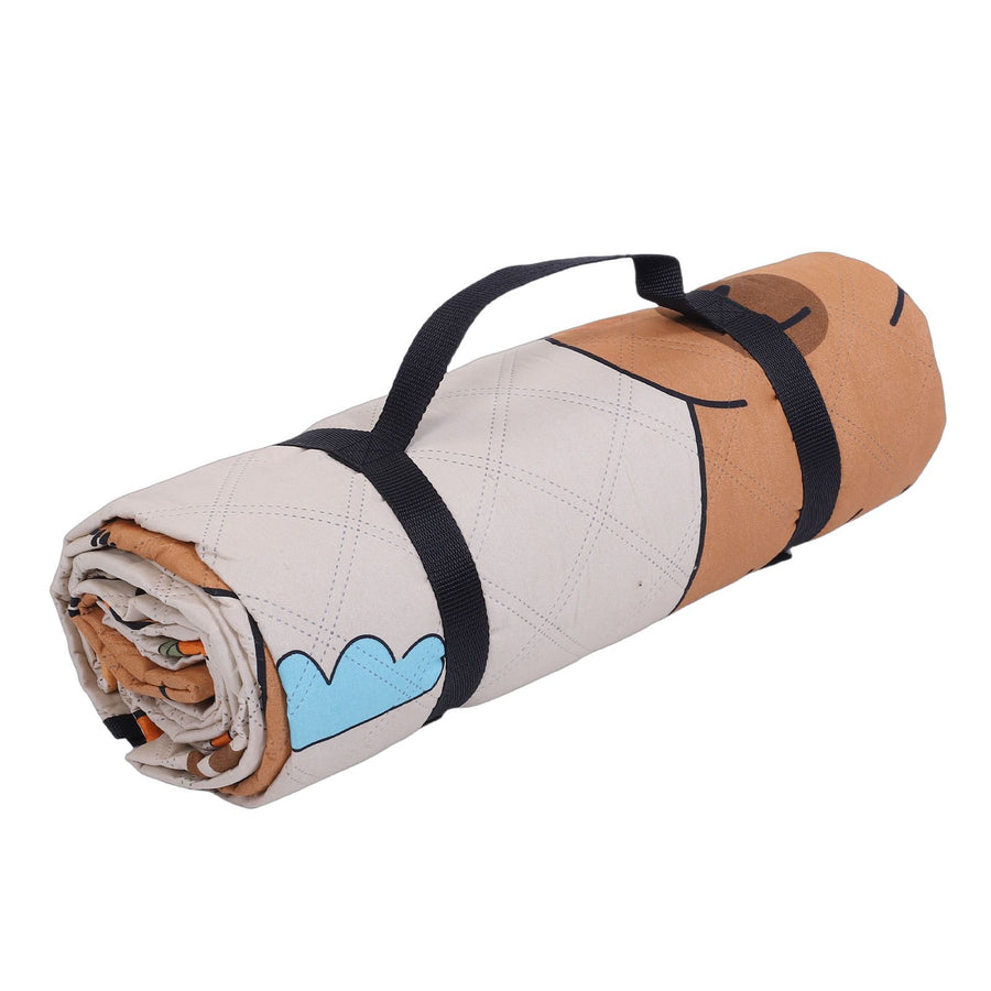 Picnic Blanket Water Proof Damp Proof Thickened Portable Foldable Picnic Mat for Outdoor Activities 200x200cm/78.74x78.74in