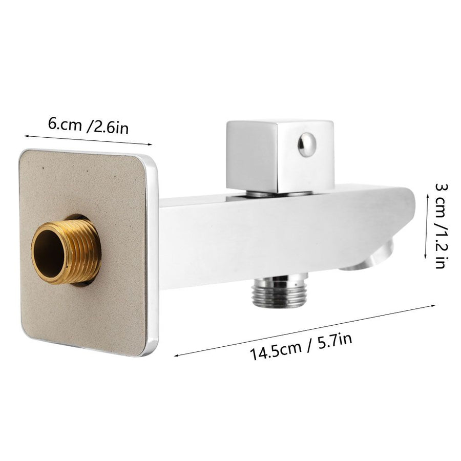 G1/2in Thread Copper Concealed Installation Dual Function Shower Faucet Spout Shower Accessory
