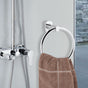 Stainless Steel Towel Ring Holder Round Wall Mounted Towel Rack Bathroom Accessories