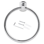 Stainless Steel Towel Ring Holder Round Wall Mounted Towel Rack Bathroom Accessories