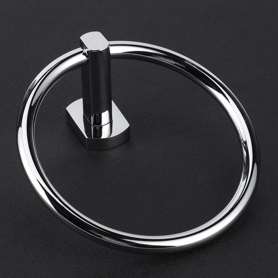 Stainless Steel Towel Ring Holder Round Wall Mounted Towel Rack Bathroom Accessories