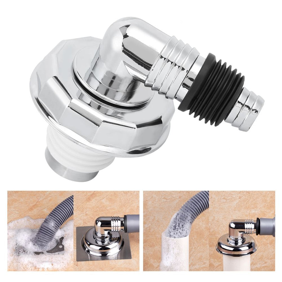 Washing Machine Floor Drain Joint PVC Chromeplate Sealing Floor Drain ConnectorFloor Drain Cover Joint
