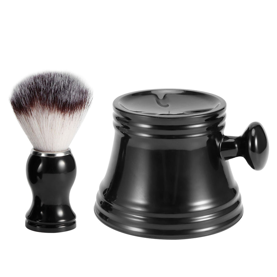 Shaving Soap Bowl Beard Care Soft Barber Cleaning Brush Nylon Mostache Shaving Tool Set