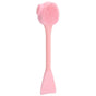 Handheld Silicone Face Cleaning Brush Mask DIY Mixing Stick Makeup Cleansing Brush(Pink Double Head FishtailShape )
