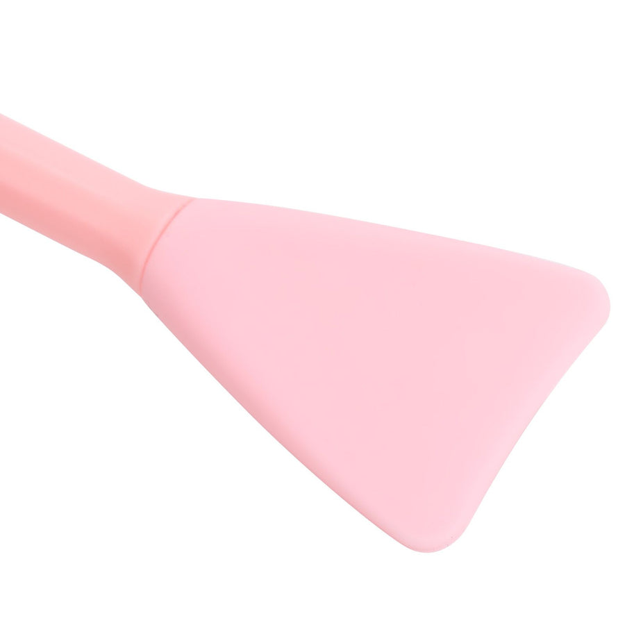 Handheld Silicone Face Cleaning Brush Mask DIY Mixing Stick Makeup Cleansing Brush(Pink Double Head FishtailShape )