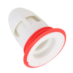Deodorant Floor Drain Core AntiBlocking Drainage Sewer Strainer for Bathroom Kitchen(White Red )