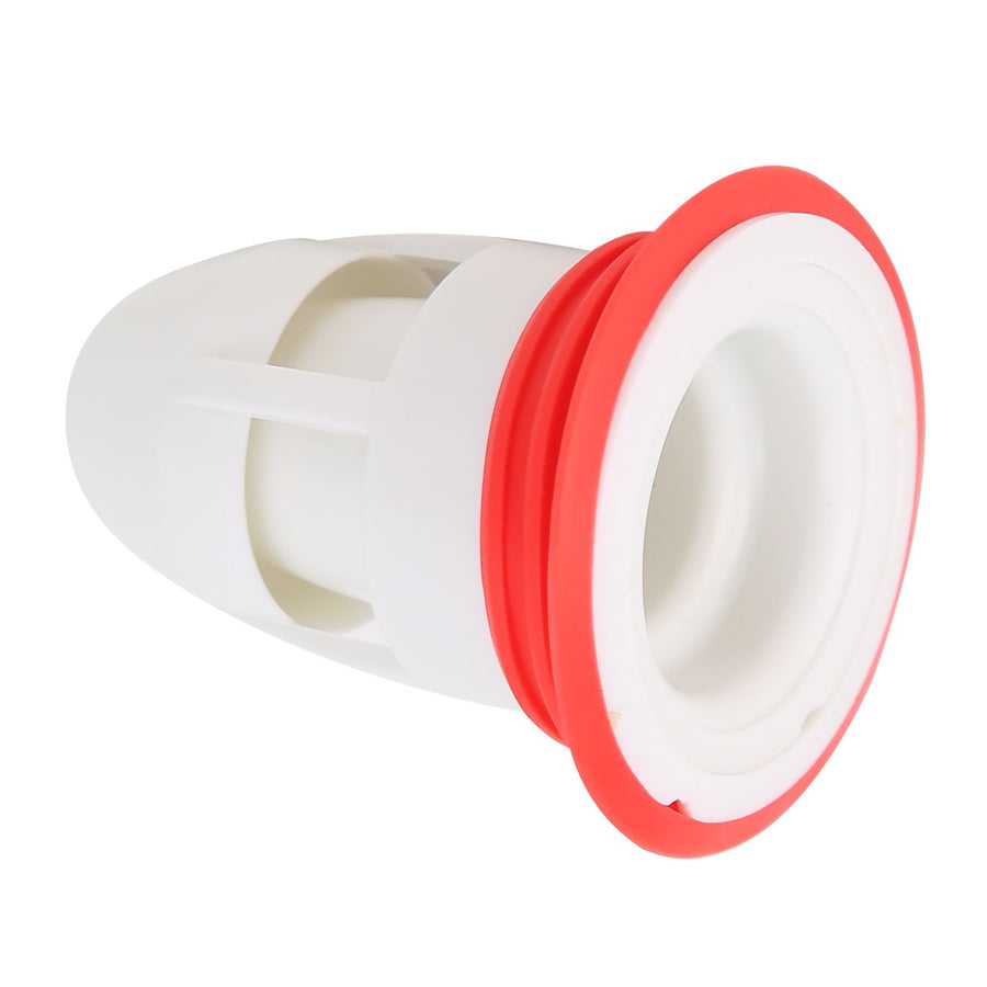 Deodorant Floor Drain Core AntiBlocking Drainage Sewer Strainer for Bathroom Kitchen(White Red )