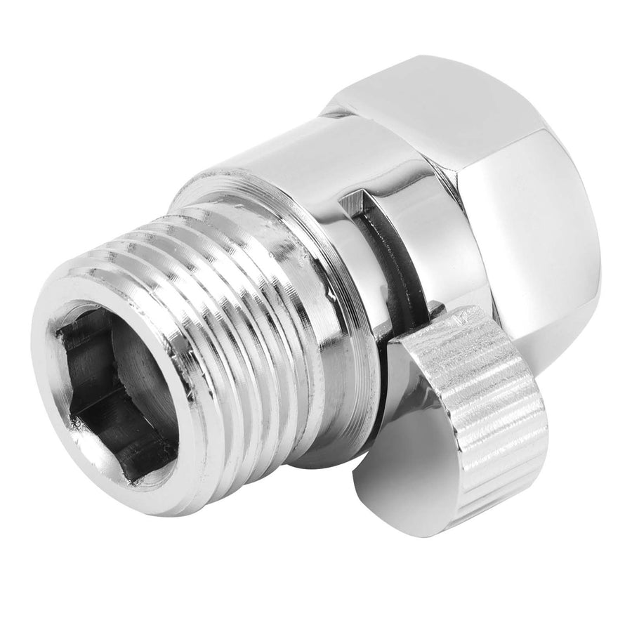 G1/2 Shower Stop Valve Water Flow Control Shut Off Valve with Lever Handle for Home
