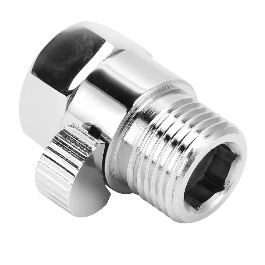 G1/2 Shower Stop Valve Water Flow Control Shut Off Valve with Lever Handle for Home