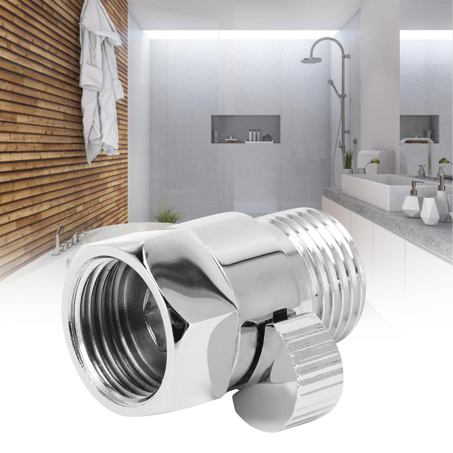 G1/2 Shower Stop Valve Water Flow Control Shut Off Valve with Lever Handle for Home