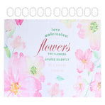 Summer Floral Pattern Shower Curtain with Hook Bathroom Curtain for Home Bathtubs150x180cm