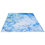 Bathroom Curtain with Hook Waterproof Elastic Hanging Shower Curtain for Home Bathtub150x180cm