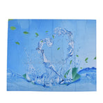 Shower Curtain Waterproof Polyester Blackout Curtain with Hook for Bathroom Home Decoration150x180cm