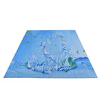 Shower Curtain Waterproof Polyester Blackout Curtain with Hook for Bathroom Home Decoration150x180cm