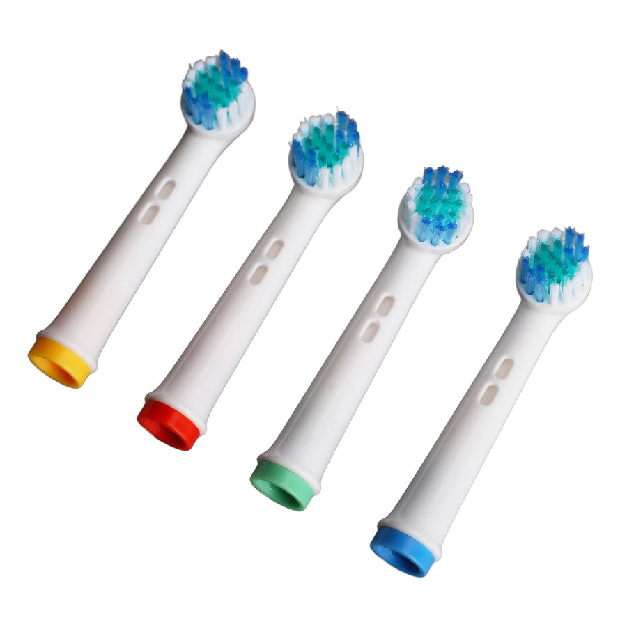 4pcs Electric Toothbrush Replacement Heads More Plaque Removal Rounded Bristles Gentle Efficient Clean Teeth for EB17-X Heads
