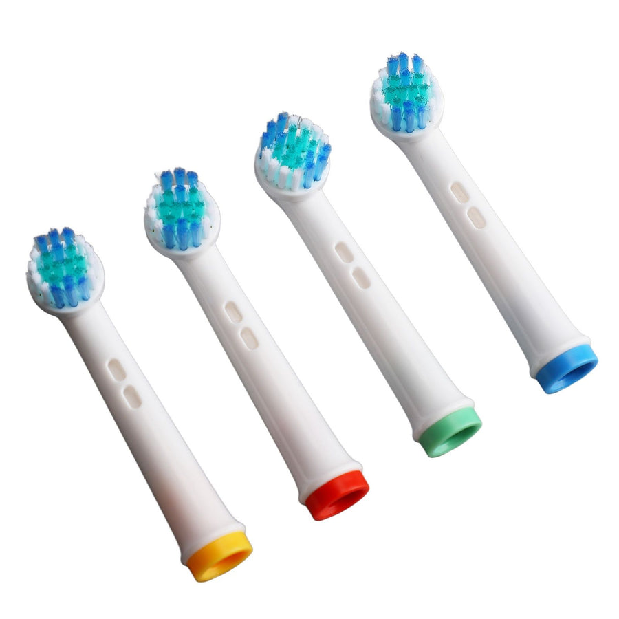 4pcs Electric Toothbrush Replacement Heads More Plaque Removal Rounded Bristles Gentle Efficient Clean Teeth for EB17-X Heads