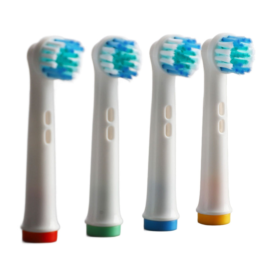 4pcs Electric Toothbrush Replacement Heads More Plaque Removal Rounded Bristles Gentle Efficient Clean Teeth for EB17-X Heads