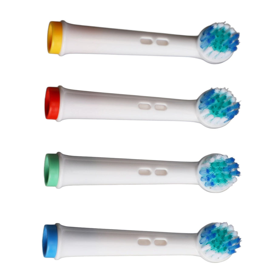 4pcs Electric Toothbrush Replacement Heads More Plaque Removal Rounded Bristles Gentle Efficient Clean Teeth for EB17-X Heads