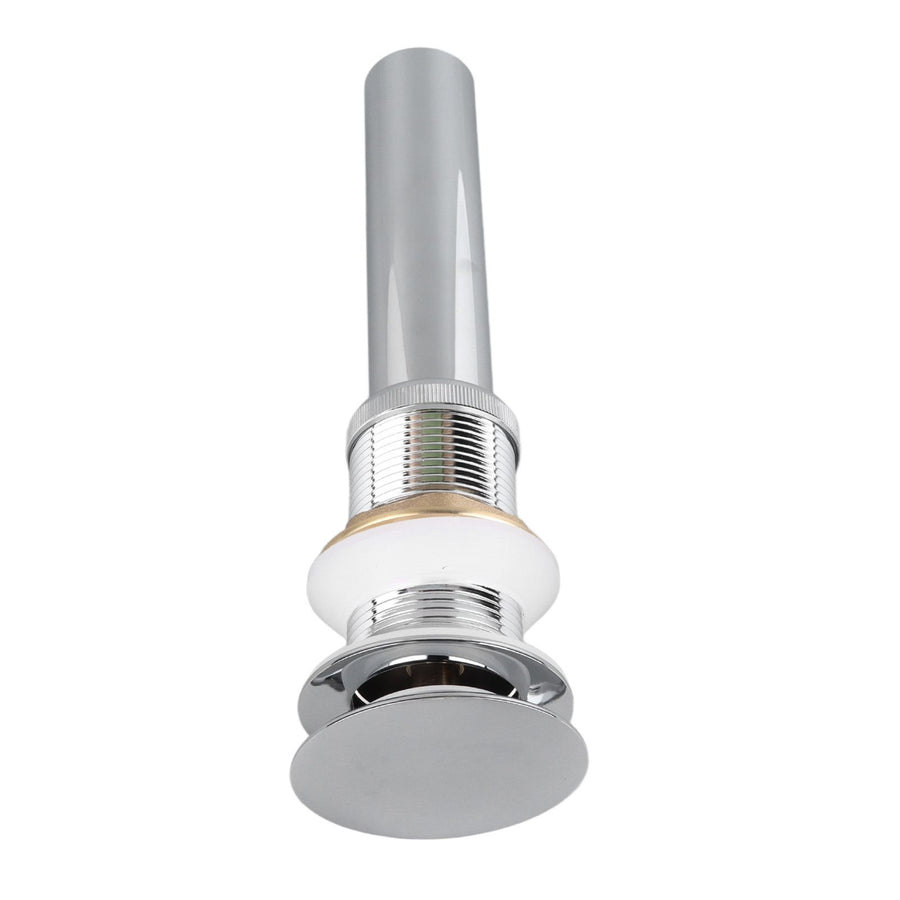 Bathroom Pop Up Drain Control Water Flow Copper Chrome Plating Bathroom Sink Drain Stopper